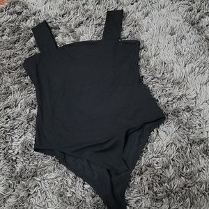 NWT H&M Black Bodysuit Thick Straps